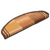 vidaXL Self-adhesive Stair Mats 15 pcs Brown 65x21x4 cm