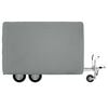 vidaXL Horse Trailer Cover Grey 334x148x230 cm Non-woven Fabric