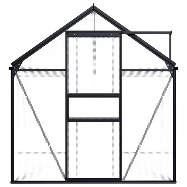 vidaXL Greenhouse Anthracite Aluminium 7.03 m&sup2;