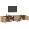 vidaXL Wall-mounted TV Cabinet Set Wall-mounted 2 pcs Artisan Oak