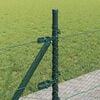 vidaXL Fence Post Green 50 x 0.4 m (25 mm mesh) Steel and PVC