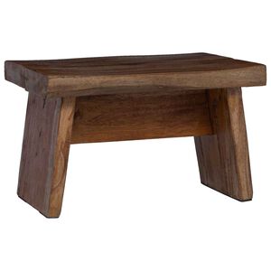 vidaXL Stool Natural 29 x 20 x 17 cm Mahogany Wood