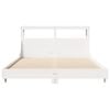 vidaXL Bed Frame without Mattress White 120x200 cm Solid Wood Pine