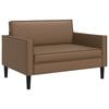 vidaXL XXL Armchair Cappuccino Faux Leather