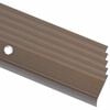 vidaXL Stair Nosings in L-shape 5 pcs Aluminium 100 cm Brown