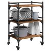 vidaXL Kitchen Trolley Old Wood 50 x 35 x 75.5 cm Engineered Wood