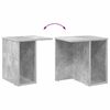 vidaXL End Table Concrete Grey 37 x 32 x 40 cm Engineered Wood