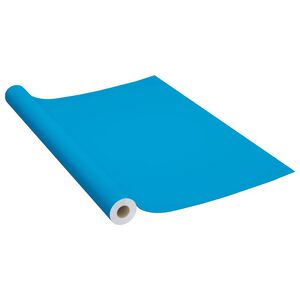 vidaXL Self-adhesive Furniture Film Azure 500x90 cm PVC