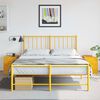vidaXL Bedside Cabinets 2 pcs Yellow 34.5x39x44 cm Steel