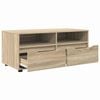vidaXL TV Cabinet Sonoma Oak 100 x 48 x 43 cm Engineered Wood