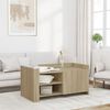 vidaXL Coffee Table Sonoma Oak 100x50x50 cm Engineered Wood