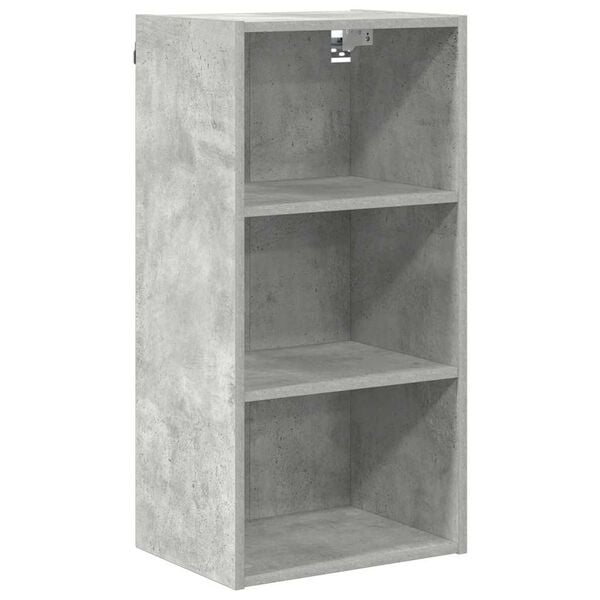 vidaXL Hanging Cabinet Concrete Grey 40 x 29.5 x 80 cm Engineered Wood