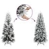 vidaXL Artificial Hinged Christmas Tree White 120 cm PE and PVC