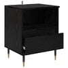 vidaXL Bedside Cabinet Black Oak 40 x 35 x 50 cm Engineered Wood