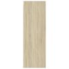 vidaXL TV Cabinet Sonoma Oak 30.5x30x90 cm Engineered Wood