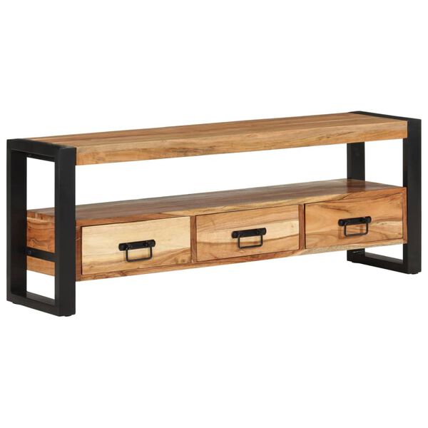 vidaXL TV Cabinet 120x30x45 cm Solid Wood Acacia