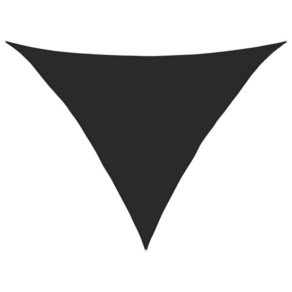 vidaXL Sunshade Sail 160 g/m² Black 3x3x4.2 m HDPE