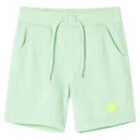 Kids' Shorts with Drawstring Bright Green 92