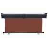 vidaXL Balcony Side Awning 175x250 cm Brown