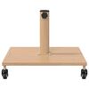 vidaXL Parasol Base Light Wood 45 x 45 x 31.5 cm
