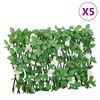 vidaXL Artificial Ivy Trellis Expandable Green 5 pcs 180x30 cm