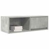 vidaXL TV Cabinets 2 pcs Concrete Grey 80x31x25.5 cm Engineered Wood
