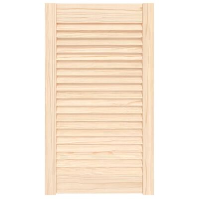 vidaXL Cabinet Door Louvred Design 69x39.4 cm Solid Wood Pine