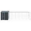 vidaXL Bird Cage Anthracite 845 x 304 x 247 cm Galvanised Steel