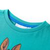 Kids' T-shirt with Short Sleeves Dark Mint 116