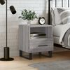 vidaXL Bedside Cabinet Grey Sonoma 40x35x47.5 cm Engineered Wood