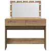 vidaXL Dressing Table Artisan Oak 100 x 40 x 120 cm Engineered Wood