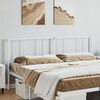 vidaXL Metal Replace Headboard White 200 cm