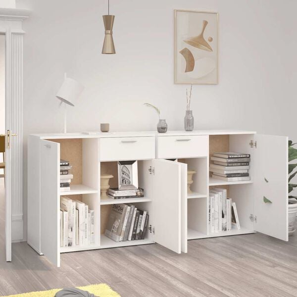 vidaXL Sideboard White 160x36x75 cm Engineered Wood