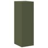 vidaXL File Cabinet with Drawer 2 pcs Olive Green 44 x 50 x 139 cm
