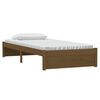 vidaXL Bed Frame without Mattress Honey Brown Solid Wood 90x200 cm