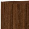 vidaXL 4 Piece TV Wall Units Brown Oak Engineered Wood