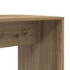 vidaXL Desk with Shelf Artisan Oak 138.5 x 55 x 143 cm Engineered Wood