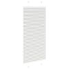 vidaXL Pleated Blind Light Grey 55x150 cm Fabric Width 54.4 cm Polyester