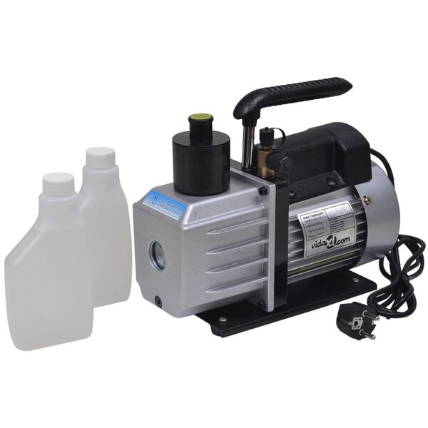 vidaXL Vacuum Pump 50 L/min with 2-way Manifold Gauge Set in Tool Kit