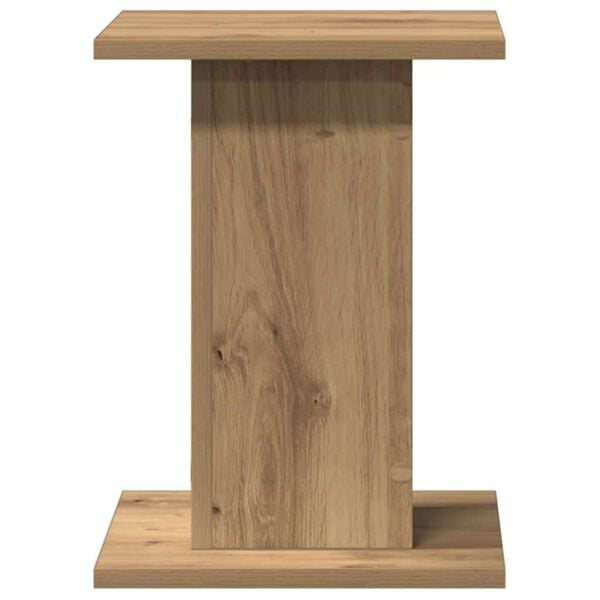 vidaXL Speaker Stands 2 pcs Artisian Oak 30x30x40 cm Engineered Wood