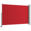 vidaXL Patio Retractable Side Awning 160x300 cm Red