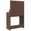 vidaXL Bedroom Dressing Tables Brown Oak 80 x 39.6 x 135 cm