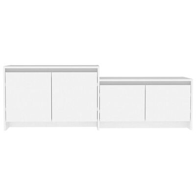 vidaXL TV Cabinet White 146.5x35x50 cm Engineered Wood