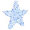 vidaXL 3D Star with 50 LEDs Blue 55 x 53.5 x 10 cm Acrylic