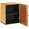 vidaXL Bathroom Hanging Cabinet Brown 38 x 33 x 48 cm Solid Mango Wood