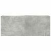vidaXL Bathroom Wall Cabinet Concrete Grey 100x25x40 cm Engineered Wood