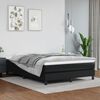 vidaXL Box Spring Bed Frame Black Double Faux Leather (UK/IE/FI/NO only)