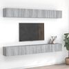 vidaXL TV Cabinets 8 pcs Grey Sonoma 60x30x30 cm Engineered Wood