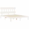 vidaXL Bed Frame without Mattress White 160x200 cm Solid Wood Pine