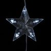 vidaXL LED Star Curtain Fairy Lights 200 LED Cold White 8 Function